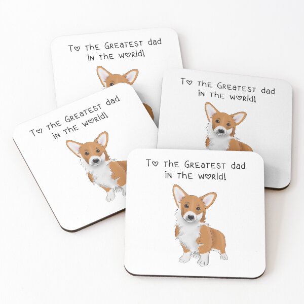 Item preview, Corgi Father's Day, To the Greatest Dad in the World! designed and sold by ElysianCreation.