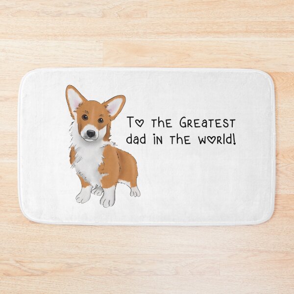 Item preview, Corgi Father's Day, To the Greatest Dad in the World! designed and sold by ElysianCreation.