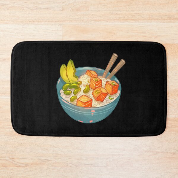 Item preview, Salmon Poke Bowl designed and sold by GalaxyChicken.