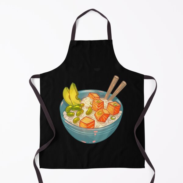 Item preview, Salmon Poke Bowl designed and sold by GalaxyChicken.