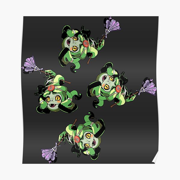 Dusa Hades Game Pack Poster By Migi Desu Redbubble