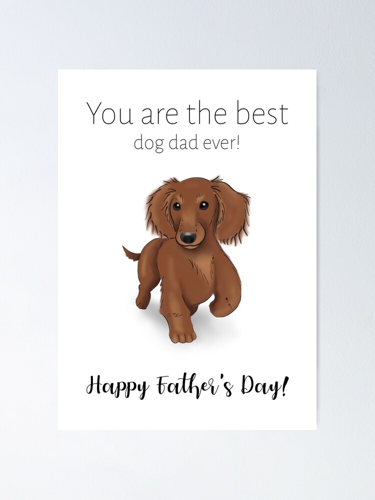 Dachshund Father's Day, You are the best dog dad ever!
