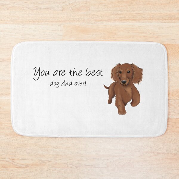 Item preview, Dachshund Father's Day, You are the best dog dad ever! designed and sold by ElysianCreation.