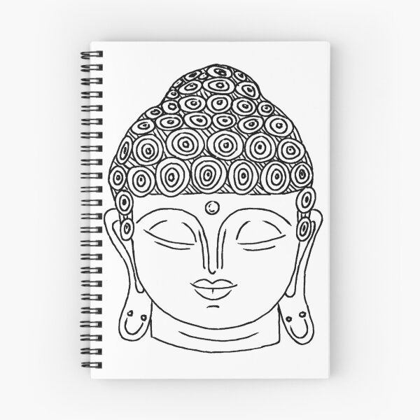 Item preview, Buddha head with his eyes closed designed and sold by IWOOJOO.