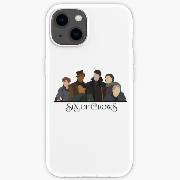 Six personnages de corbeaux Coque souple iPhone