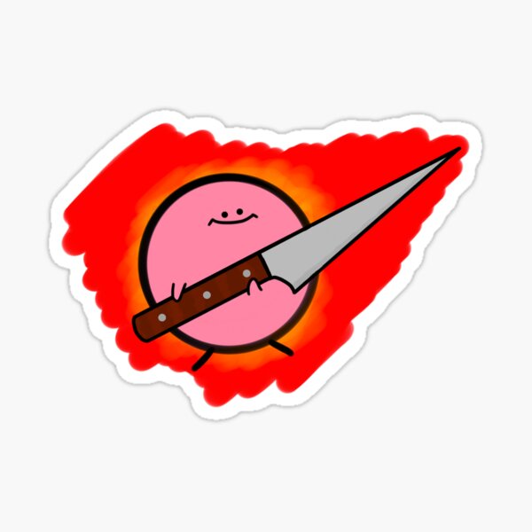 Item preview, Kirbo with Knife designed and sold by MinderGrooves.