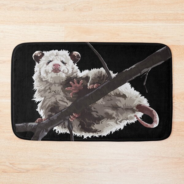 Item preview, Opossum's butt on a branch, large print black edition designed and sold by bye-then.