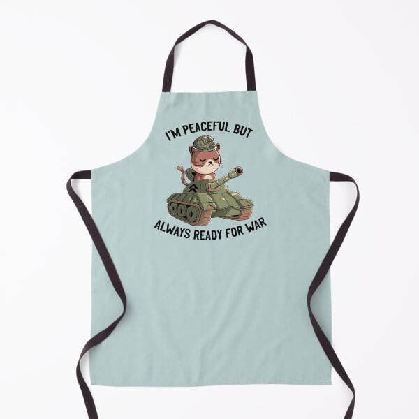 Item preview, I'm Peaceful But Always Ready For War Blue designed and sold by Tobe Fonseca®.