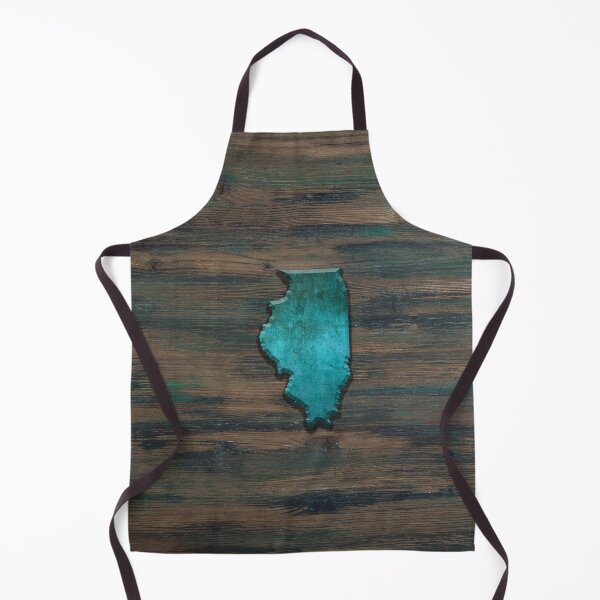 Item preview, Illinois State Shape Teal designed and sold by Jared Davies.