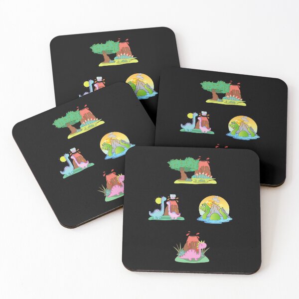 Item preview, Dinosaur and volcano designed and sold by PeaceyArt.