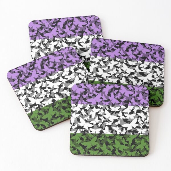 Item preview, Veil of Butterflies, Pride Series - Genderqueer designed and sold by StephOBrien.