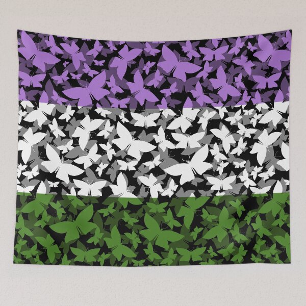 Item preview, Veil of Butterflies, Pride Series - Genderqueer designed and sold by StephOBrien.