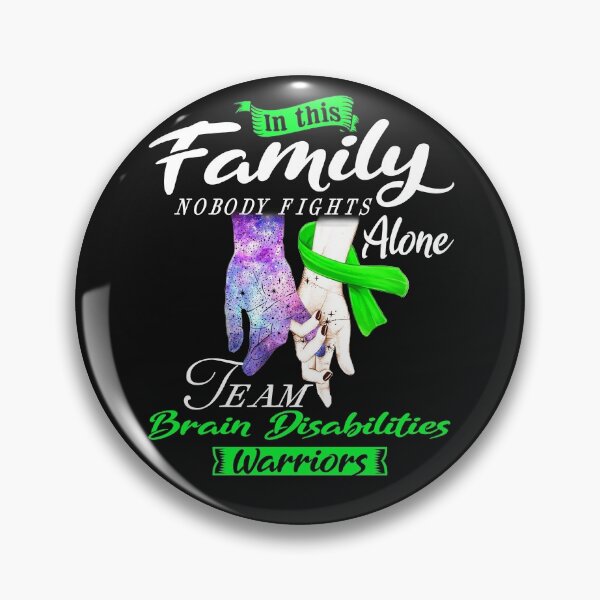 Item preview, In This Family Nobody Fights Alone Team Brain Disabilities Warrior designed and sold by deputylove.