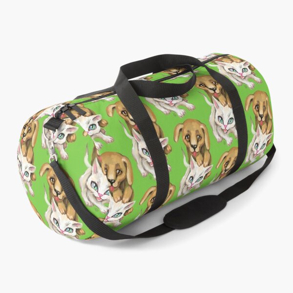 Item preview, cat and dog designed and sold by RukkiZukkiArt.