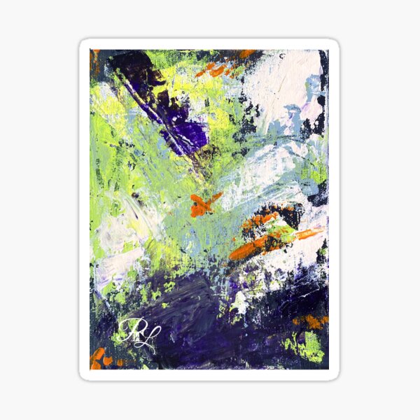 Green Abstract Sticker
