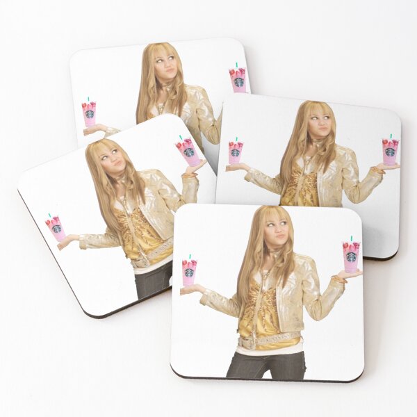 Artikelvorschau, Hannah Montana mit rosa Getränk entworfen und verkauft von Aileenl07.