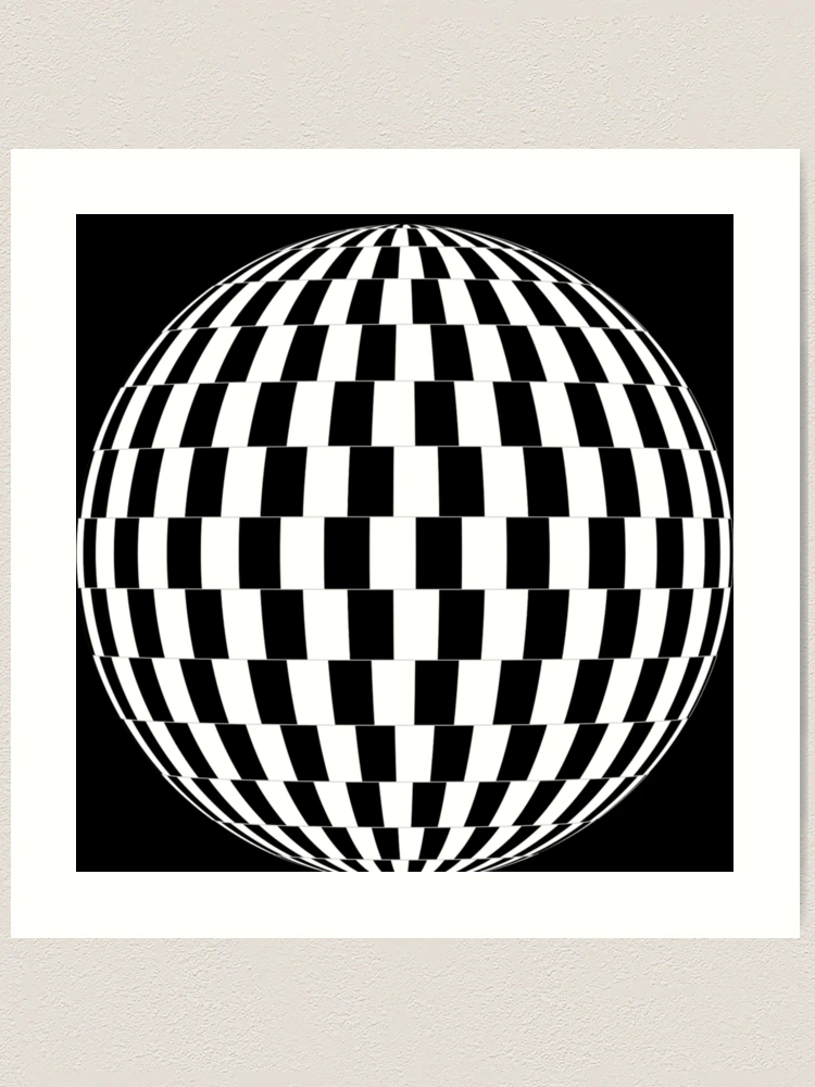 アート・デザイン・音楽 OPTICAL ILLUSIONS Wavy Zig-Zag Radial Lines Abstract Circular Optical Illusion