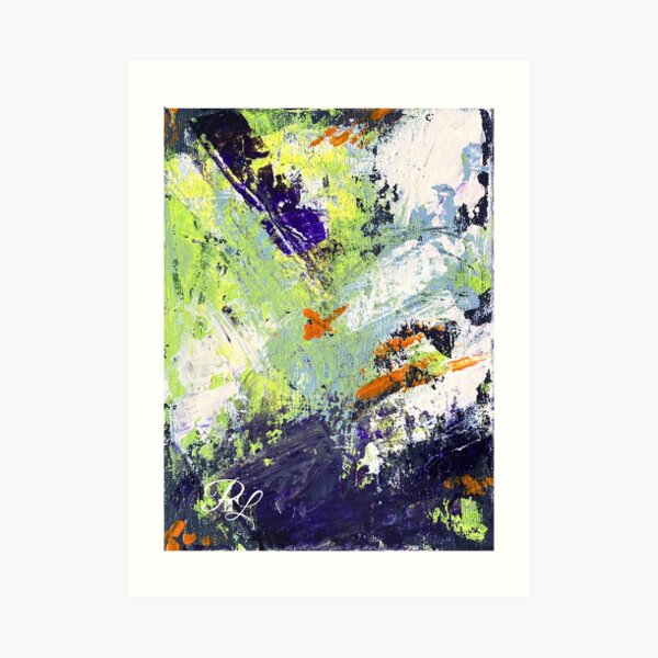 Green Abstract Art Print