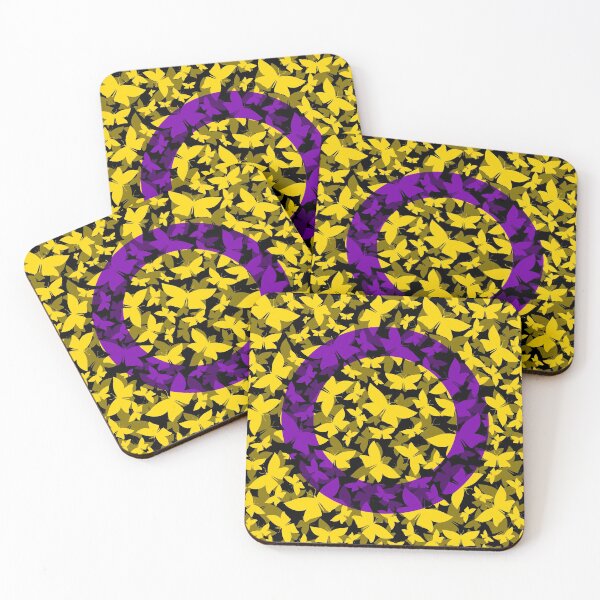 Item preview, Veil of Butterflies, Pride Series - Intersex designed and sold by StephOBrien.
