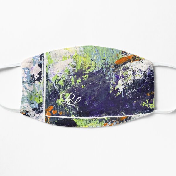 Green Abstract Flat Mask