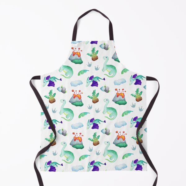 Item preview, Brontosaurus and Pterodactyl Volcano Pattern designed and sold by KrisSidDesigns.