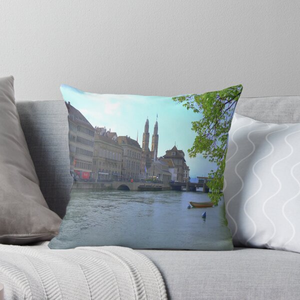 Item preview, Switzerland City Photography with Lake designed and sold by aventi24.