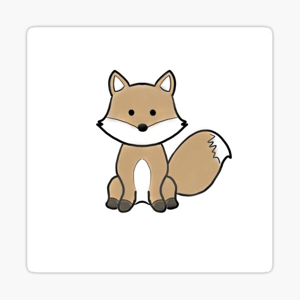 caffe macchiato vibe fox Sticker