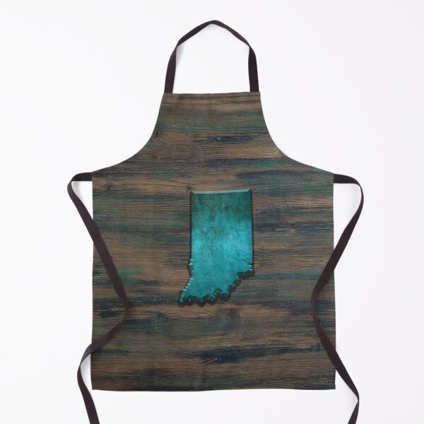Item preview, Indiana State Shape Teal designed and sold by Jared Davies.