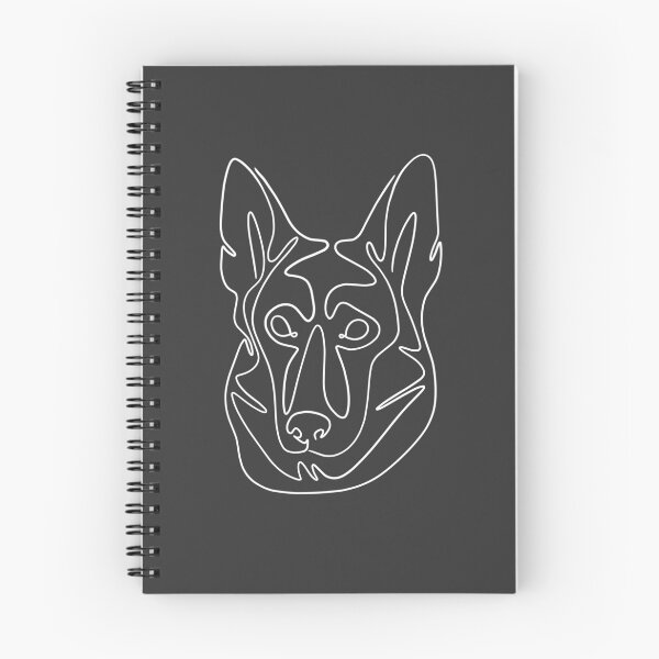 Item preview, Zen Lines German Shepherd (white line) designed and sold by HijinksStudio.