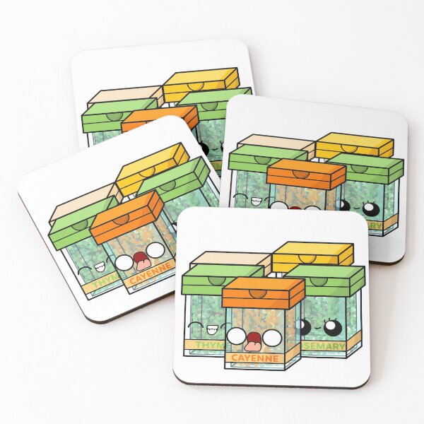 Item preview, Cute Cartoon Spice & Herbs || Cooking || Kitchen  designed and sold by cookingwithten.