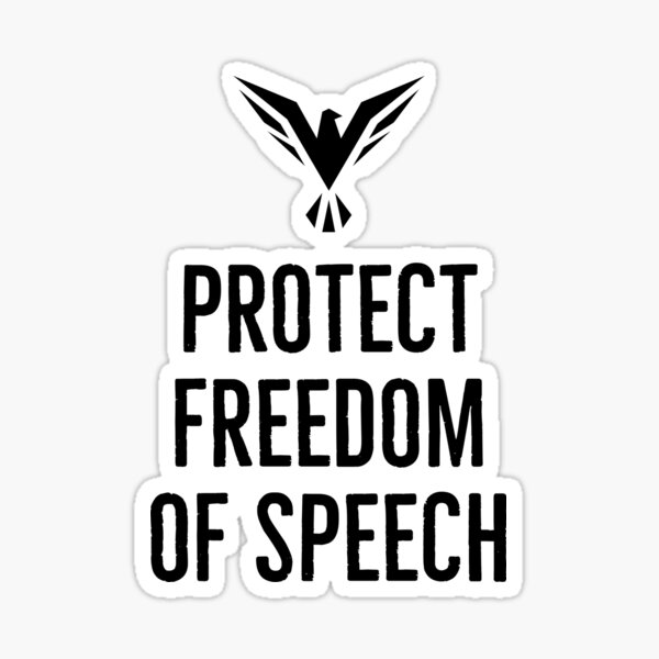 protect-freedom-of-speech-sticker-for-sale-by-bookishagnese-redbubble