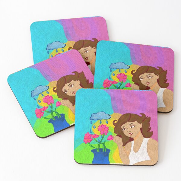 Item preview, After the storm - kali uchis inspired illustration designed and sold by ateneaatelier.
