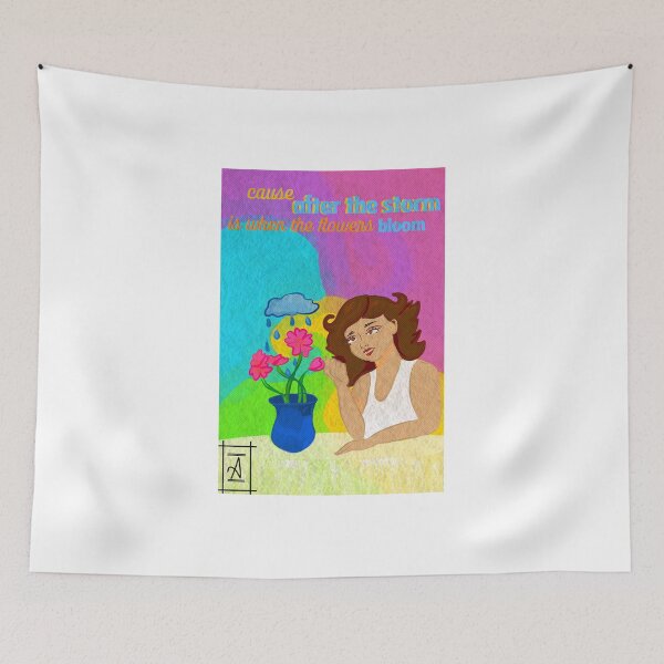 Item preview, After the storm - kali uchis inspired illustration designed and sold by ateneaatelier.