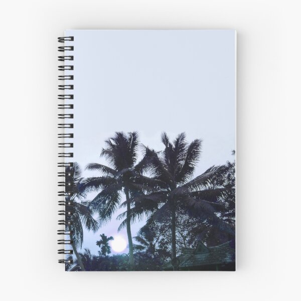 Item preview, Vintage Tropical Palm Trees Coconut Trees Blue Sunset  designed and sold by worldways.