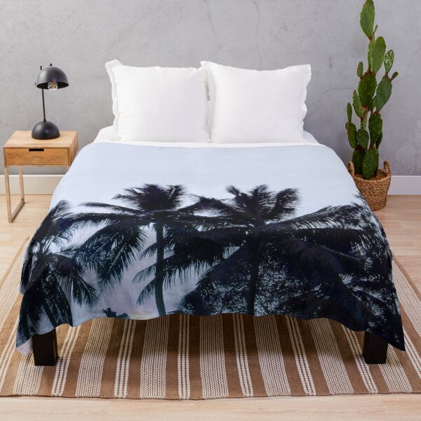 Item preview, Vintage Tropical Palm Trees Coconut Trees Blue Sunset designed and sold by worldways.