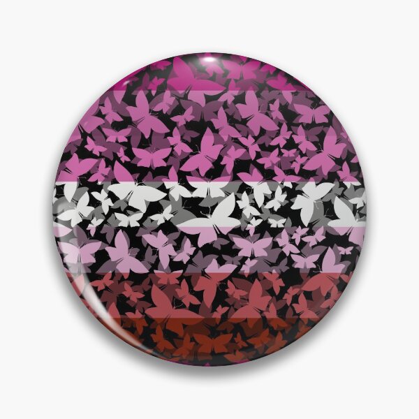 Item preview, Veil of Butterflies, Pride Series - Lesbian designed and sold by StephOBrien.