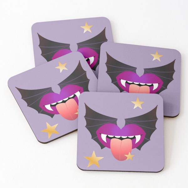 Item preview, Vampire Kisses the Night - PURPLE designed and sold by RawSunArt.
