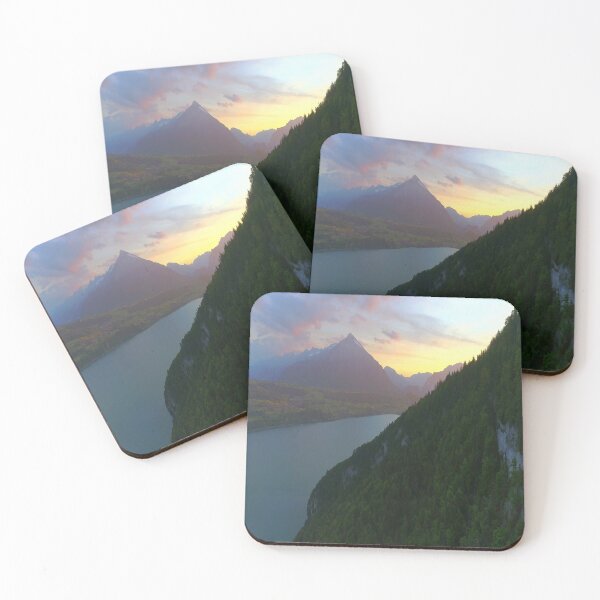 Item preview, Switzerland Sunset Photograph Alps designed and sold by aventi24.