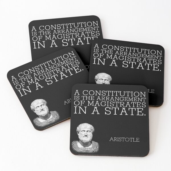 Item preview, aristotle | quotes | a constitution is the arrangement of magistrates in a state. designed and sold by cocoCabot.