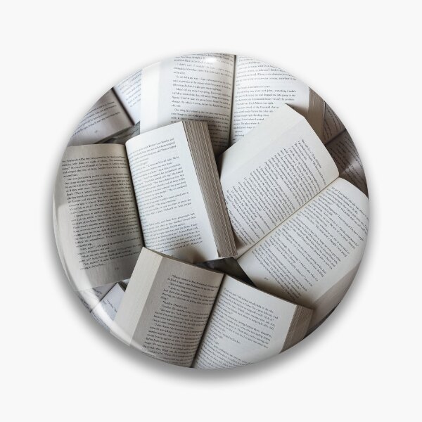 Item preview, Open faced book pile designed and sold by Samwithbooks.