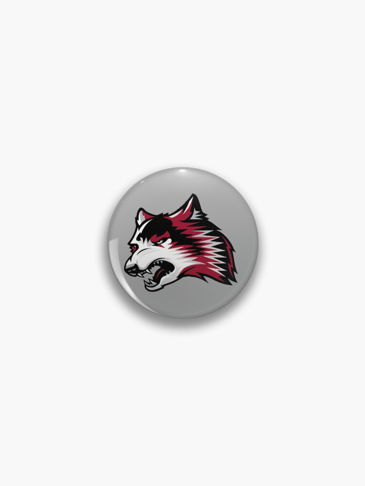 Thumbnail 1 of 3, Pin, Red Wolves, Indiana designed and sold by Leminblanc.