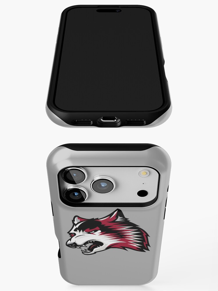 Thumbnail 3 of 4, iPhone Case, Red Wolves, Indiana  designed and sold by Leminblanc.