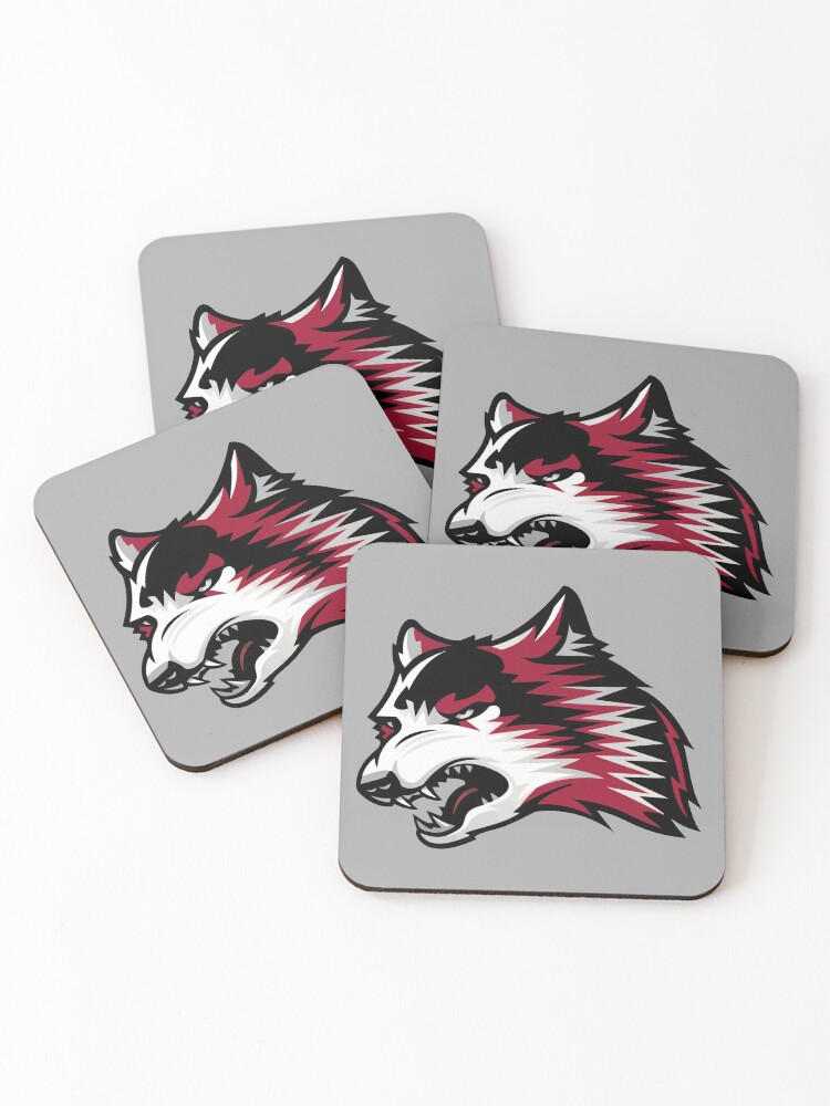 Thumbnail 1 of 5, Coasters (Set of 4), Red Wolves, Indiana designed and sold by Leminblanc.