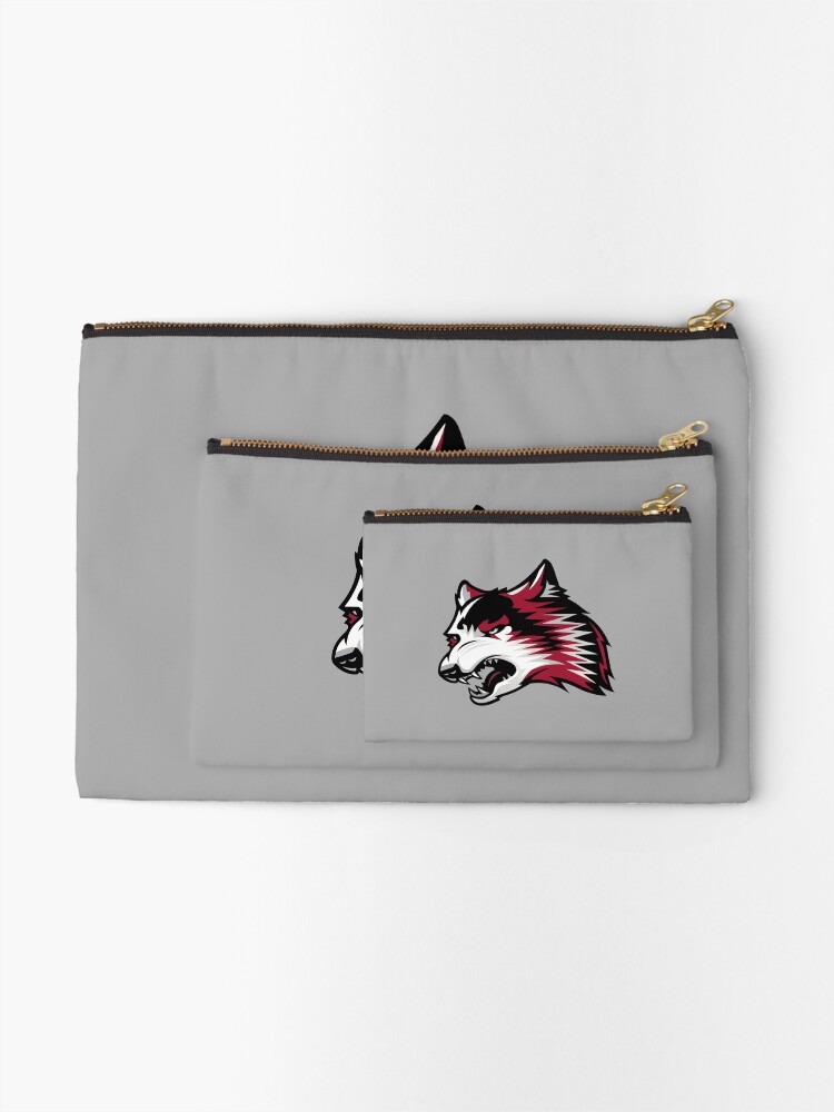 Thumbnail 2 of 4, Zipper Pouch, Red Wolves, Indiana designed and sold by Leminblanc.