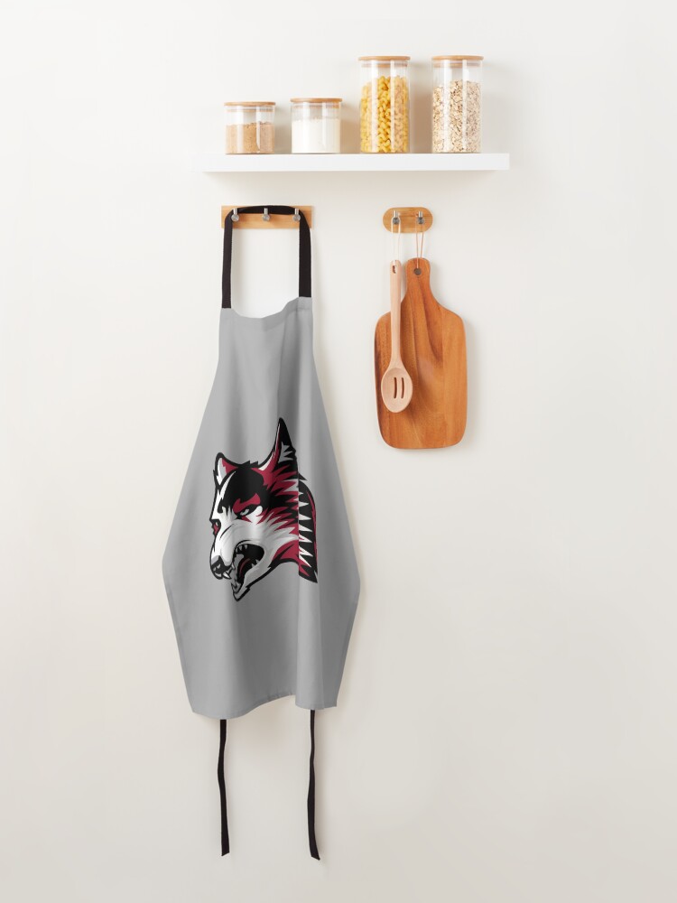 Thumbnail 4 of 6, Apron, Red Wolves, Indiana designed and sold by Leminblanc.