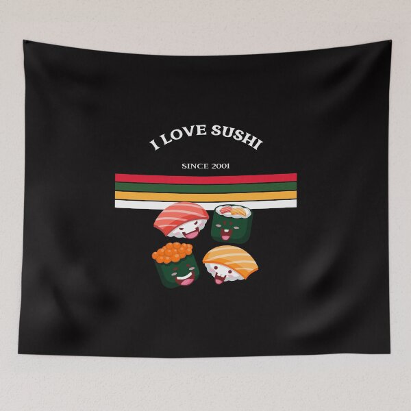 Item preview, I Really Do Love Sushi designed and sold by TeesbyGinyard.