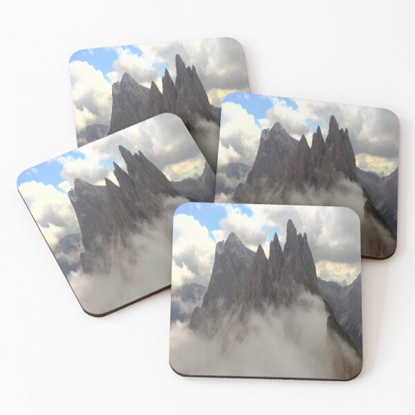 Item preview, Switzerland Sun Behind Mythic Mountains designed and sold by aventi24.