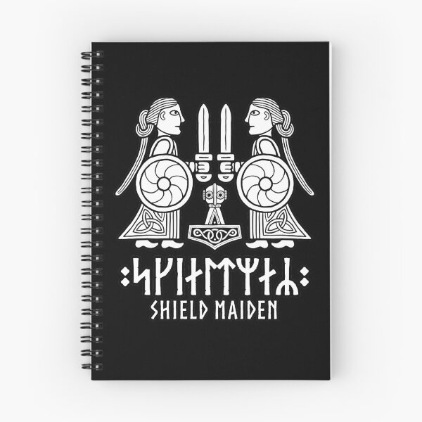 Item preview, ᛋᚴᛁᛅᛚᛏᛘᛅᛦ Shield Maiden skjaldmær Mjǫllnir Thor's Hammer designed and sold by Helgi-chris.