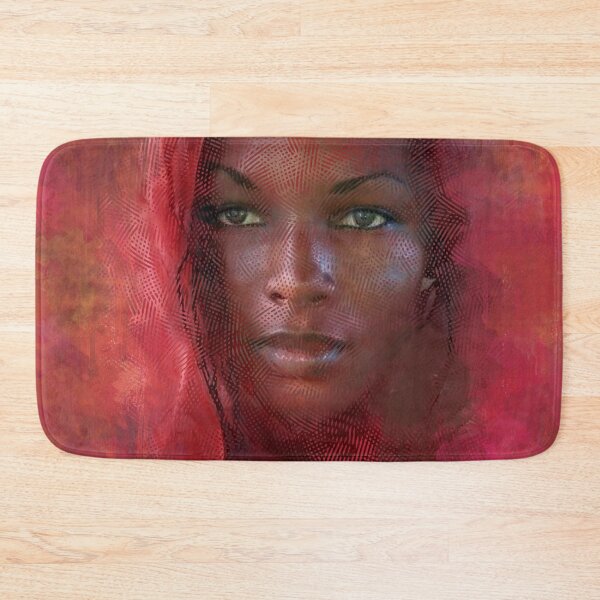 Item preview, African Beauty With Red Headscarf designed and sold by IZiets.