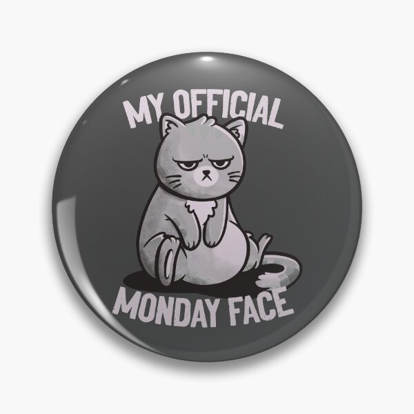 Item preview,  My Official Monday Face Cute Funny Cat Gift designed and sold by EduEly.